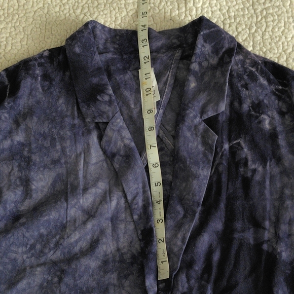Amadi Medium Tie Dye Linen Blend Jacket - Picture 10 of 12
